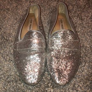 Steve Madden Glitter Loafers
